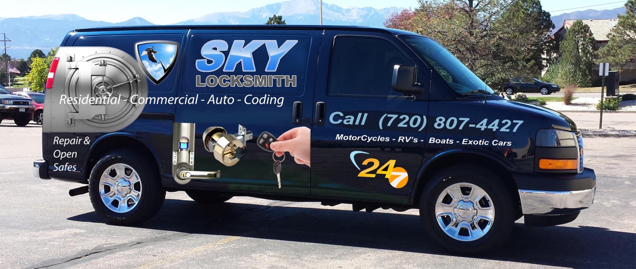 Sky Locksmith Mobile Van